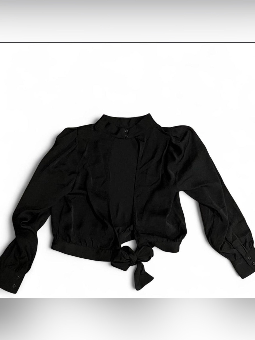 Banana Republic Black Long Sleeve Top